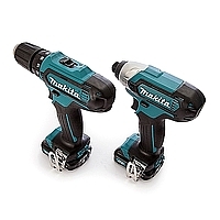 סט מברגה ואימפקט CLX201SX 12V Makita מקיטה